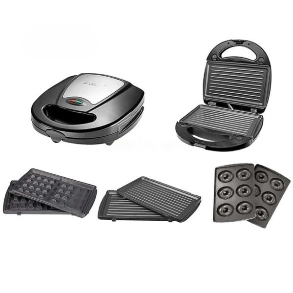 Panineuse 3 En 1 " Donut - Gaufre - Panineuse '' Sonashi SSM-861